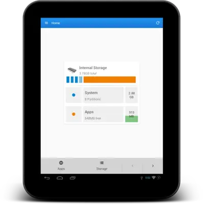 Storage Partitions android App screenshot 0
