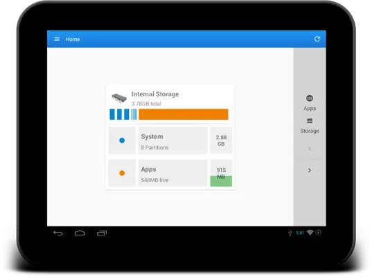 Storage Partitions android App screenshot 1